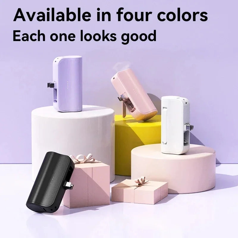 Oneplus 50000mAh Capsule Power Bank 2in1 Large Capacity Digital Display Portable Fast Charge External Battery For Iphone Xiaomi