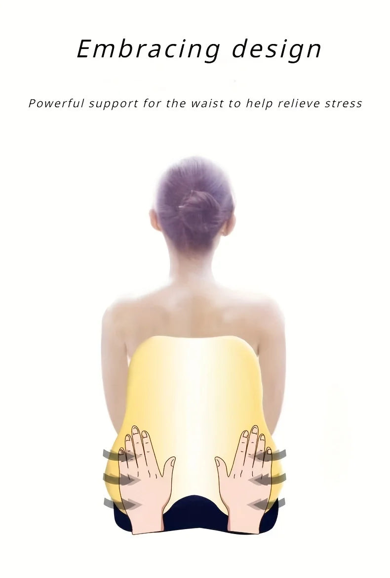 Memory‑Foam‑Komfortkissen‑Set – Sitz‑ & Lendenkissen für Büro, Auto & Zuhause